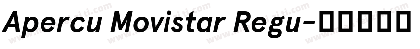 Apercu Movistar Regu字体转换